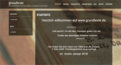 Desktop Screenshot of grundtexte.de