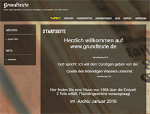 Tablet Screenshot of grundtexte.de